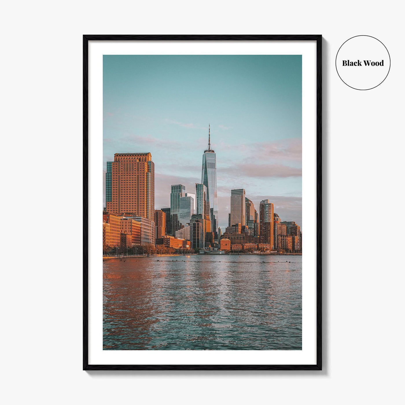 New York City Skyline Fine Art Photo Print, Manhattan, Financial District, Wall Decor Poster