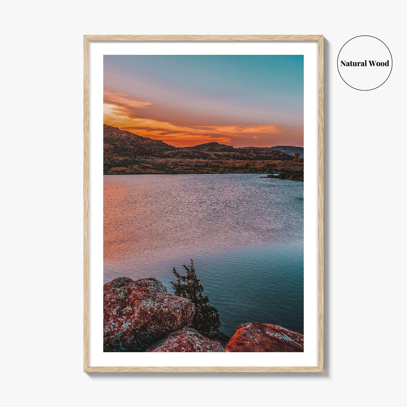 Oklahoma Fine Art Photo Print, Wichita Mountains Wildlife Refuge, Lawton, USA Landscape Poster
