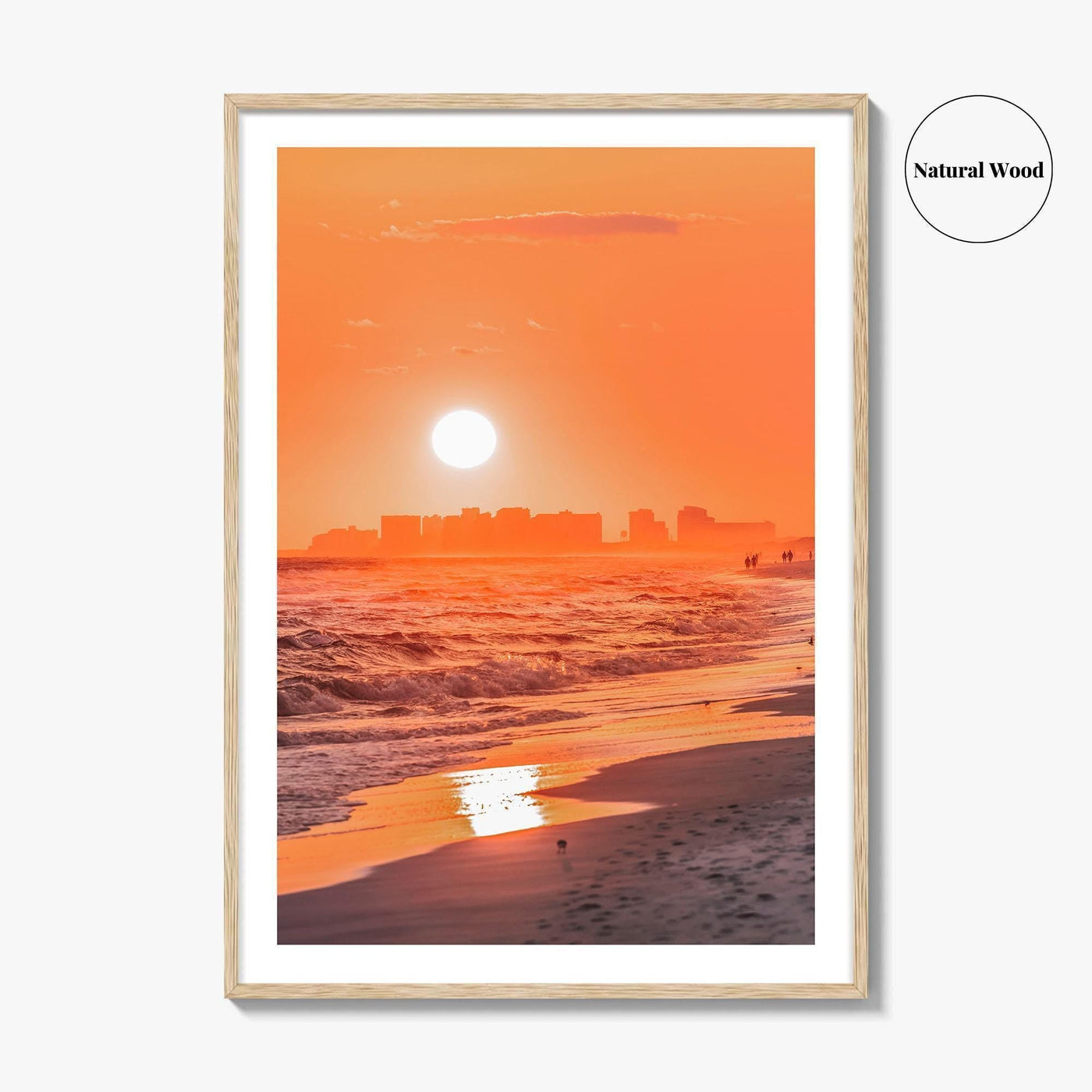 Pensacola Skyline Fine Art Photo Print, Santa Rosa Beach Florida Wall Poster