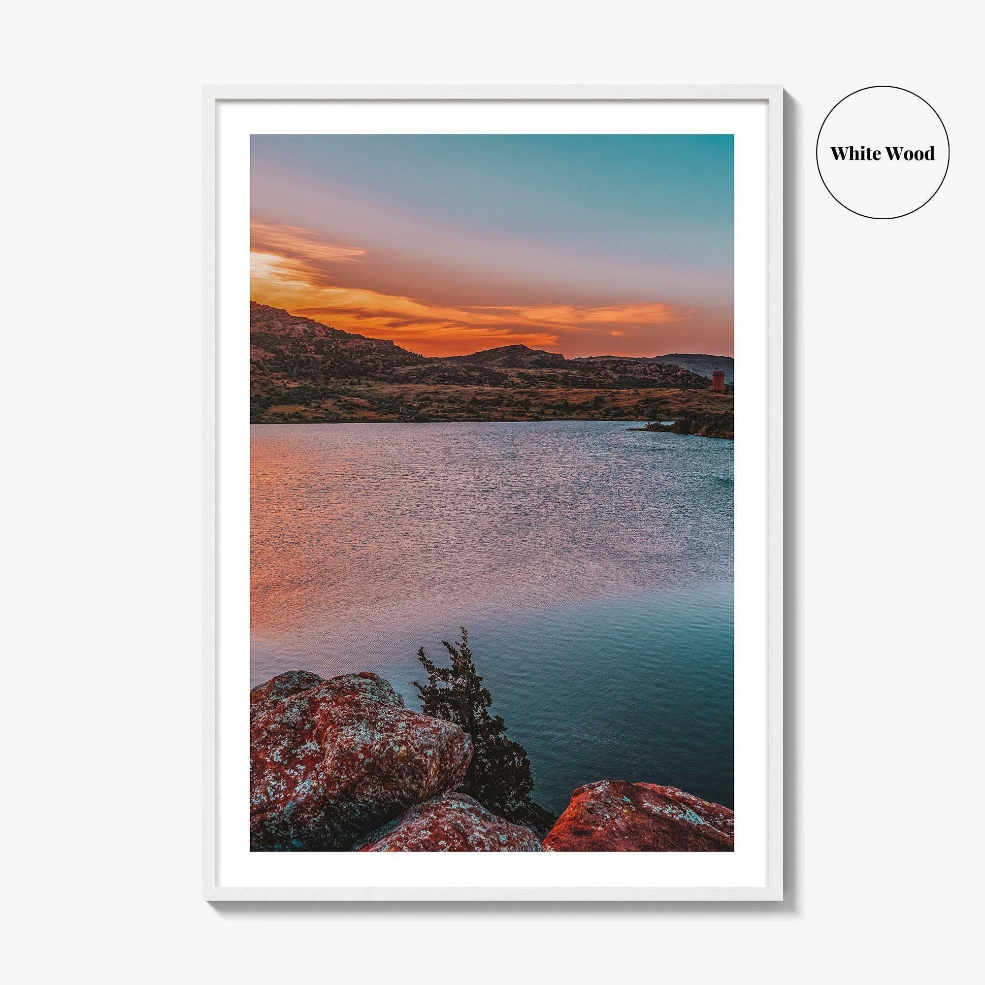 Oklahoma Fine Art Photo Print, Wichita Mountains Wildlife Refuge, Lawton, USA Landscape Poster