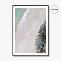 Pacific Beach Fine Art Photo Print, San Diego, California, USA, Aerial Coastline Wall Poster