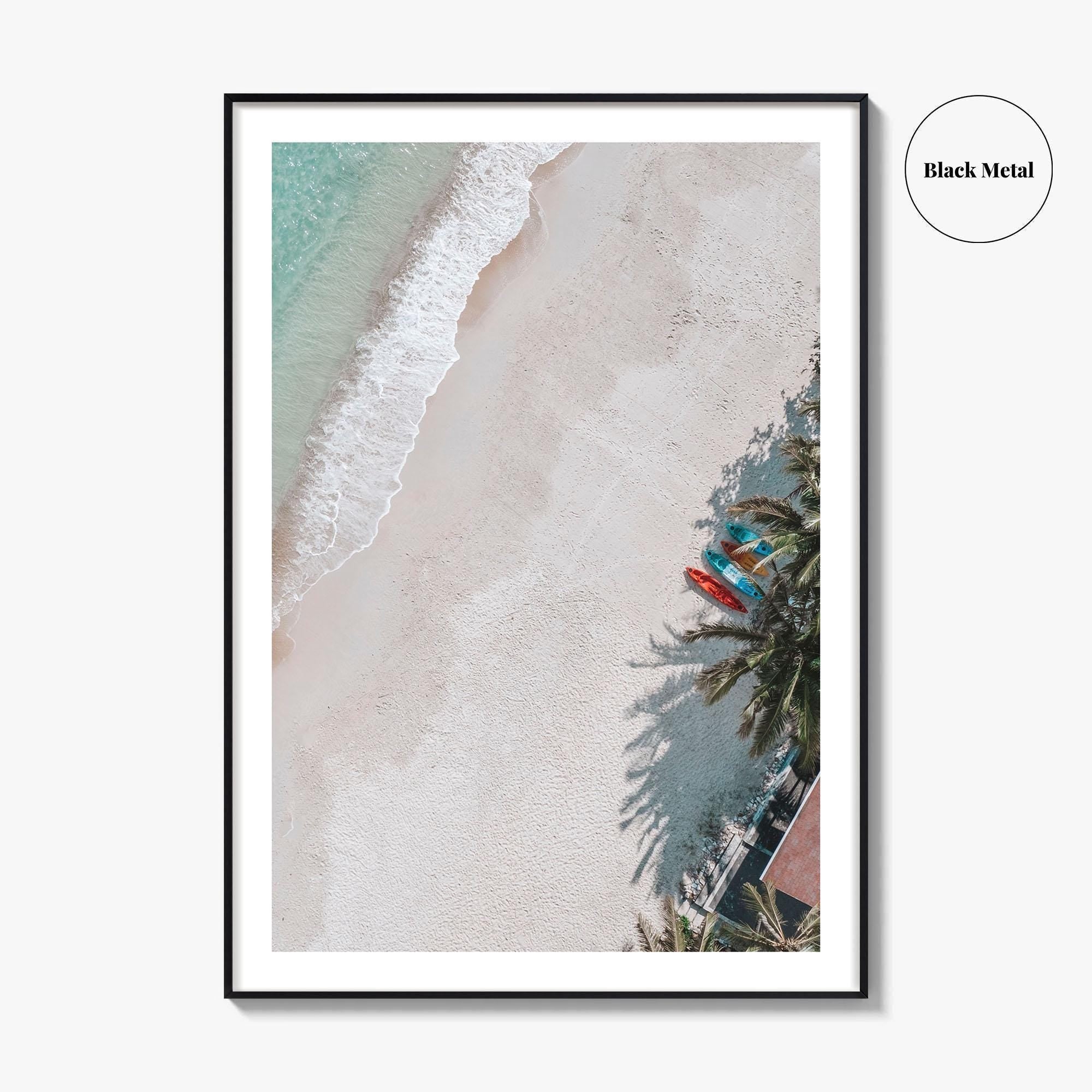 Pacific Beach Fine Art Photo Print, San Diego, California, USA, Aerial Coastline Wall Poster