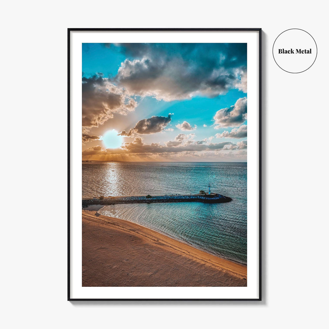 Okinawa Fine Art Photo Print, Naha Japan Wall Decor Poster, Harbor Lighthouse