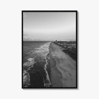Ocean City Maryland Black and White Fine Art Photo Print, OCMD Poster, USA Poster