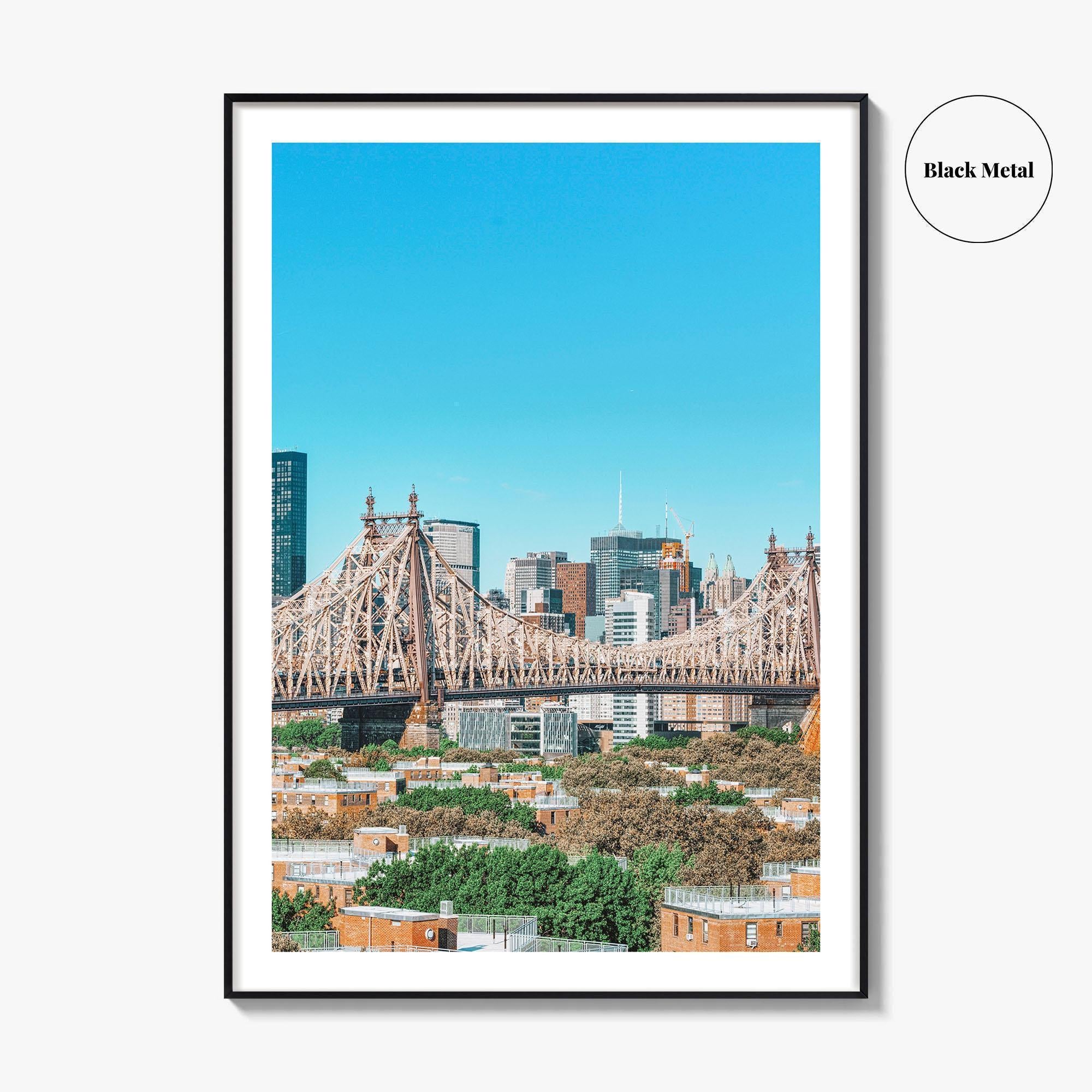 Queens New York Fine Art Photo Print, Queensboro Bridge, East River, NYC, Manhattan