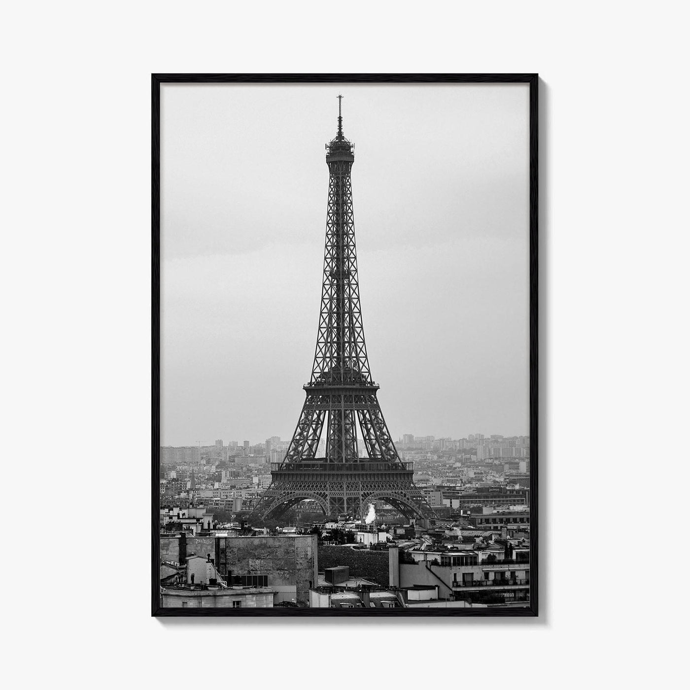 Paris Black and White Fine Art Photo Print, Arc de Triomphe, Eiffel Tower Poster