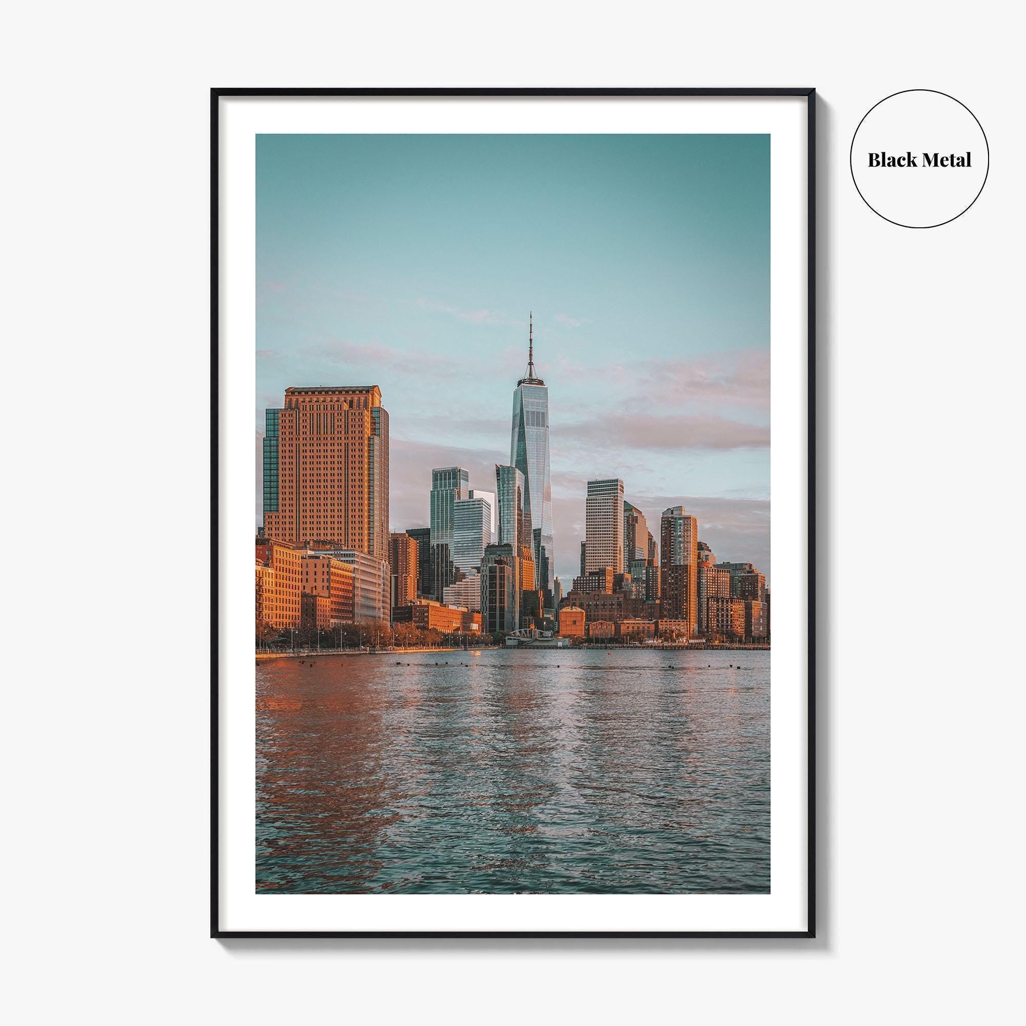 New York City Skyline Fine Art Photo Print, Manhattan, Financial District, Wall Decor Poster