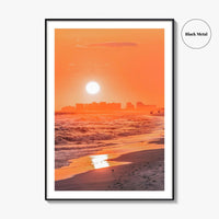 Pensacola Skyline Fine Art Photo Print, Santa Rosa Beach Florida Wall Poster