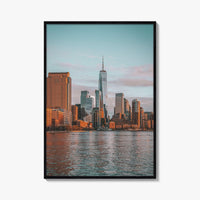 New York City Skyline Fine Art Photo Print, Manhattan, Financial District, Wall Decor Poster