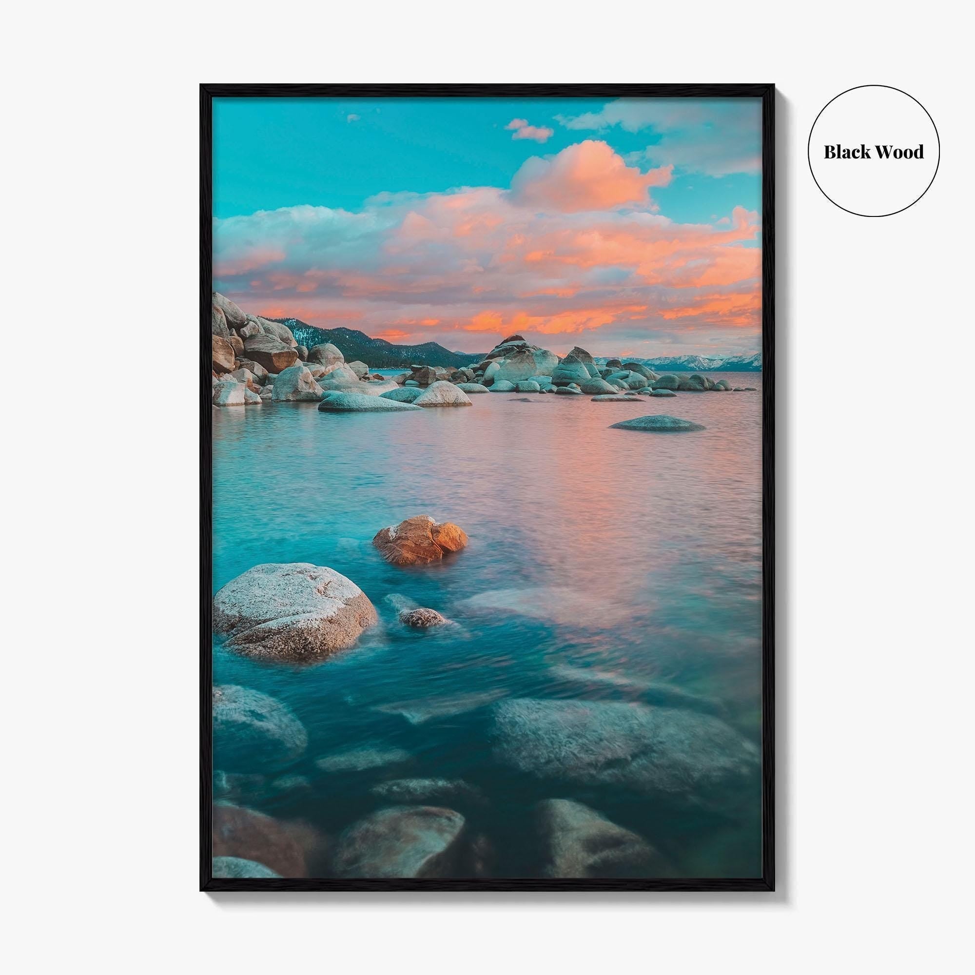 North Lake Tahoe Fine Art Photo Print, Incline Village, California, Nevada, USA Poster