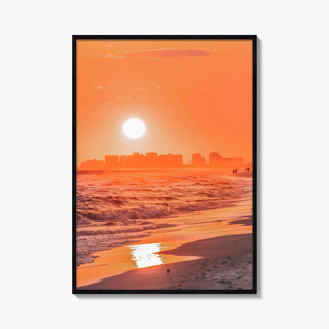 Pensacola Skyline Fine Art Photo Print, Santa Rosa Beach Florida Wall Poster