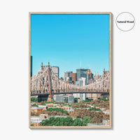 Queens New York Fine Art Photo Print, Queensboro Bridge, East River, NYC, Manhattan