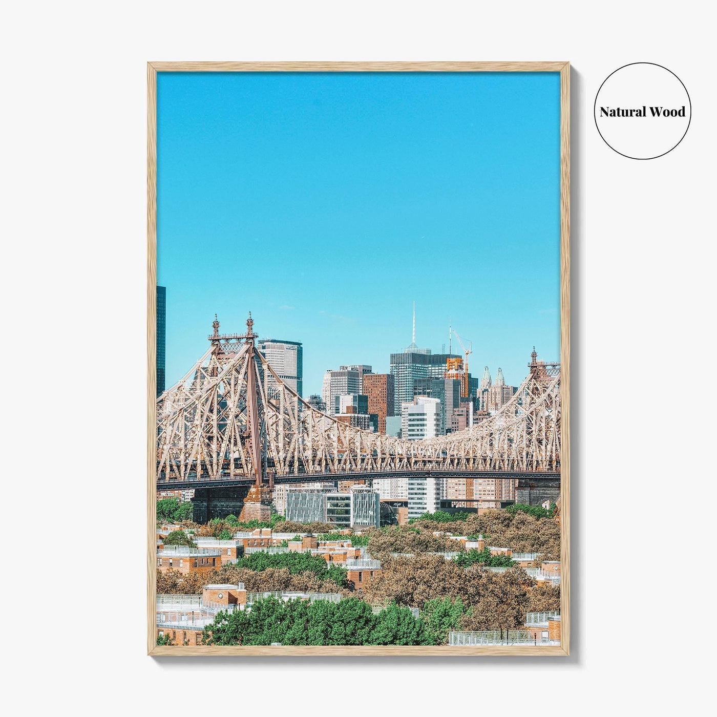 Queens New York Fine Art Photo Print, Queensboro Bridge, East River, NYC, Manhattan