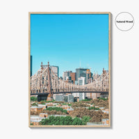 Queens New York Fine Art Photo Print, Queensboro Bridge, East River, NYC, Manhattan