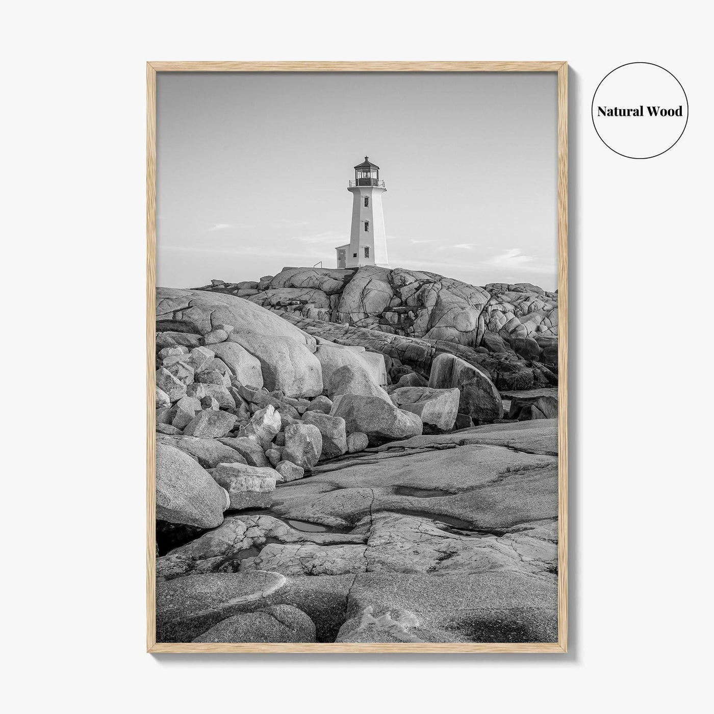 Peggy's Cove Black and White Fine Art Photo Print, Nova Scotia Halifax Poster
