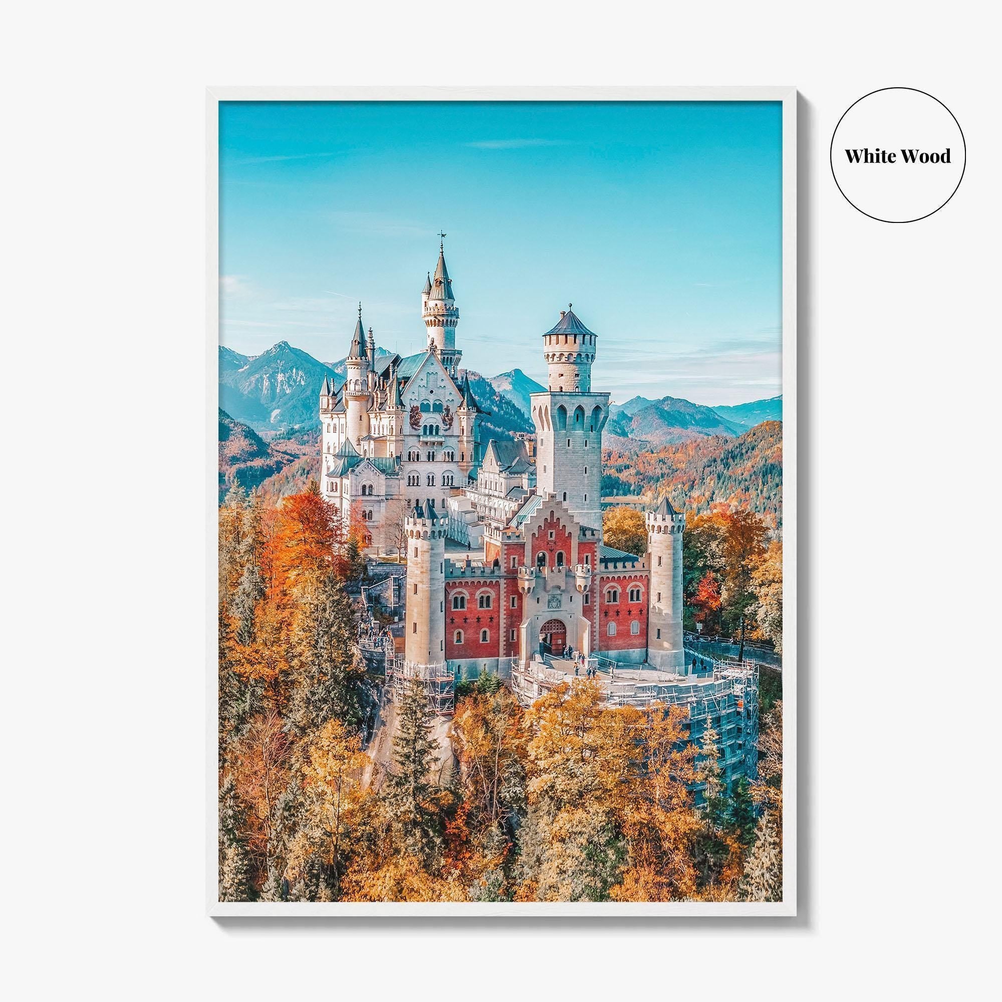 Neuschwanstein Castle Fine Art Photo Print, Bavaria, Germany, Bavarian Alps Wall Decor Poster