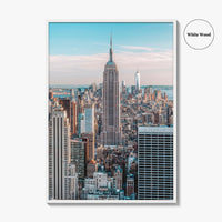 New York City Skyline Fine Art Photo Print, NYC NY USA, Wall Poster