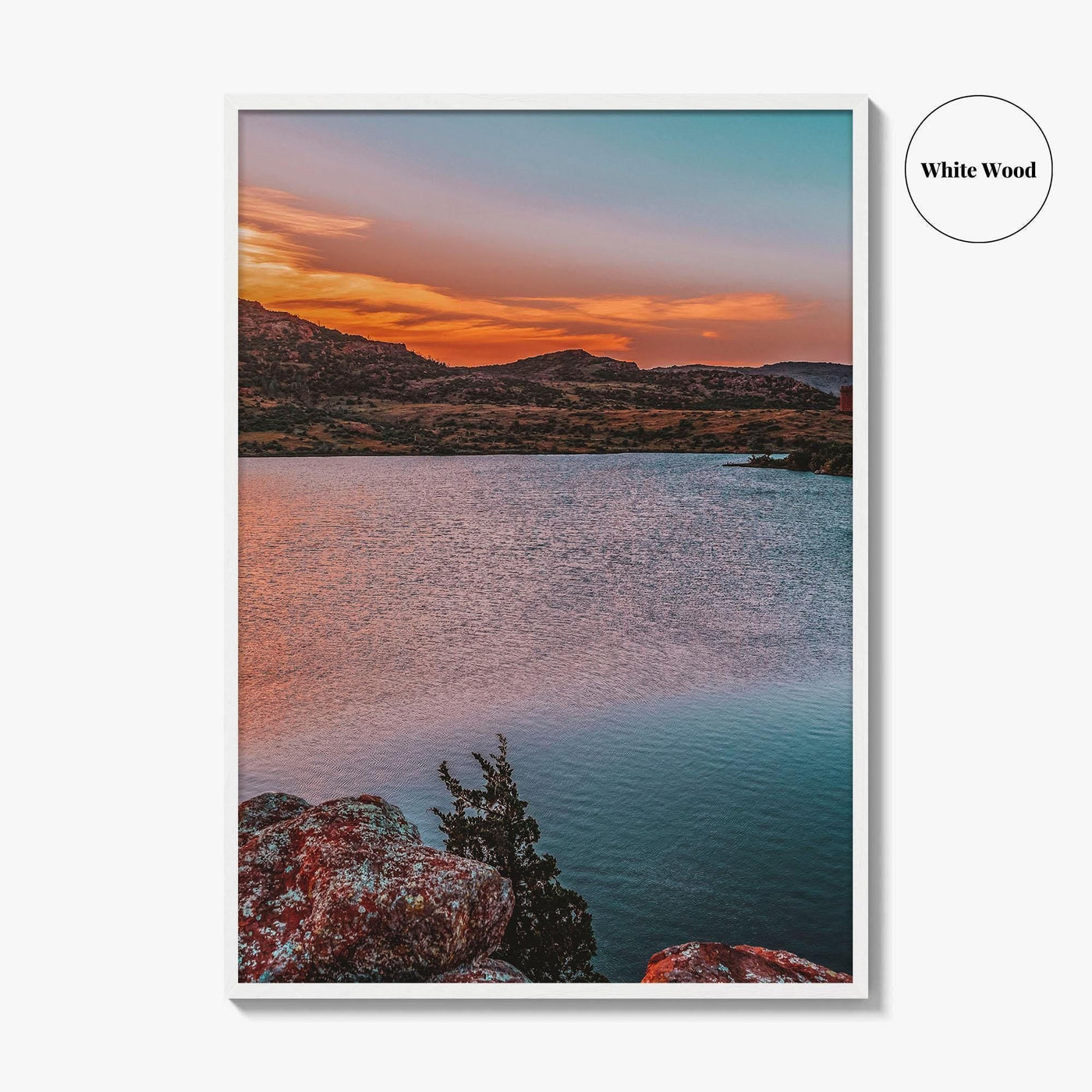 Oklahoma Fine Art Photo Print, Wichita Mountains Wildlife Refuge, Lawton, USA Landscape Poster
