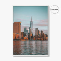 New York City Skyline Fine Art Photo Print, Manhattan, Financial District, Wall Decor Poster