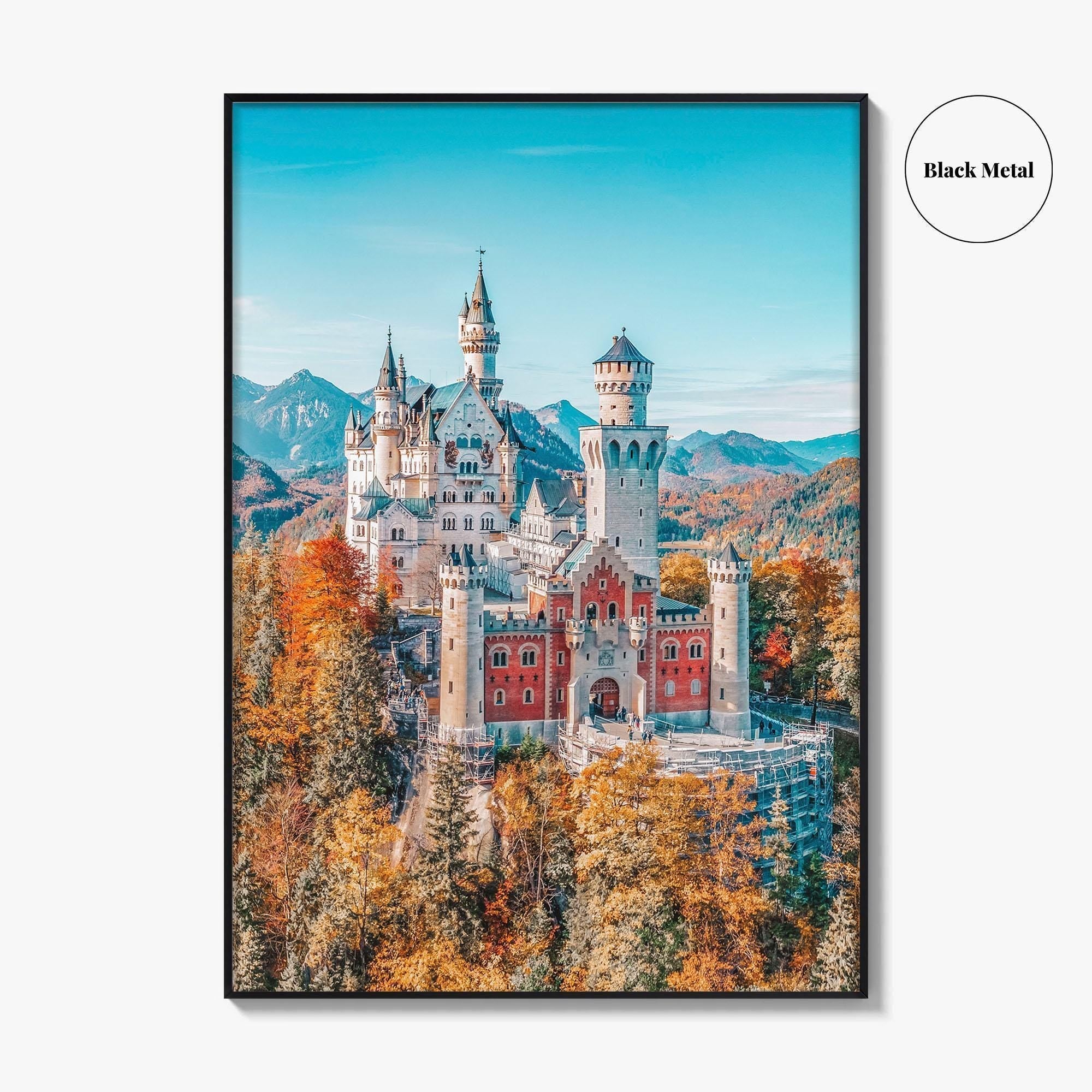 Neuschwanstein Castle Fine Art Photo Print, Bavaria, Germany, Bavarian Alps Wall Decor Poster