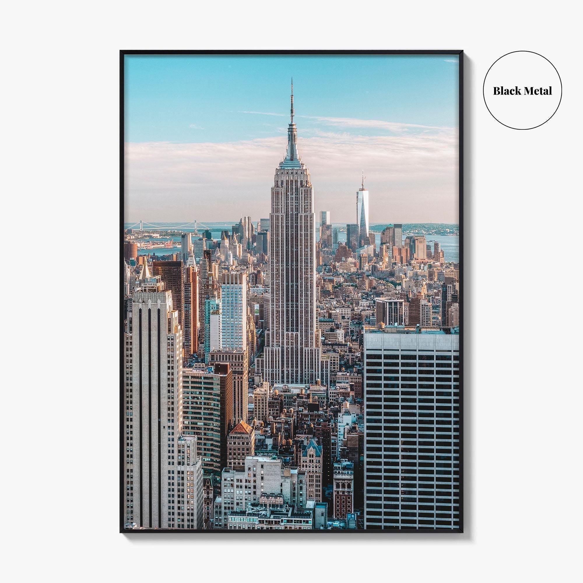 New York City Skyline Fine Art Photo Print, NYC NY USA, Wall Poster