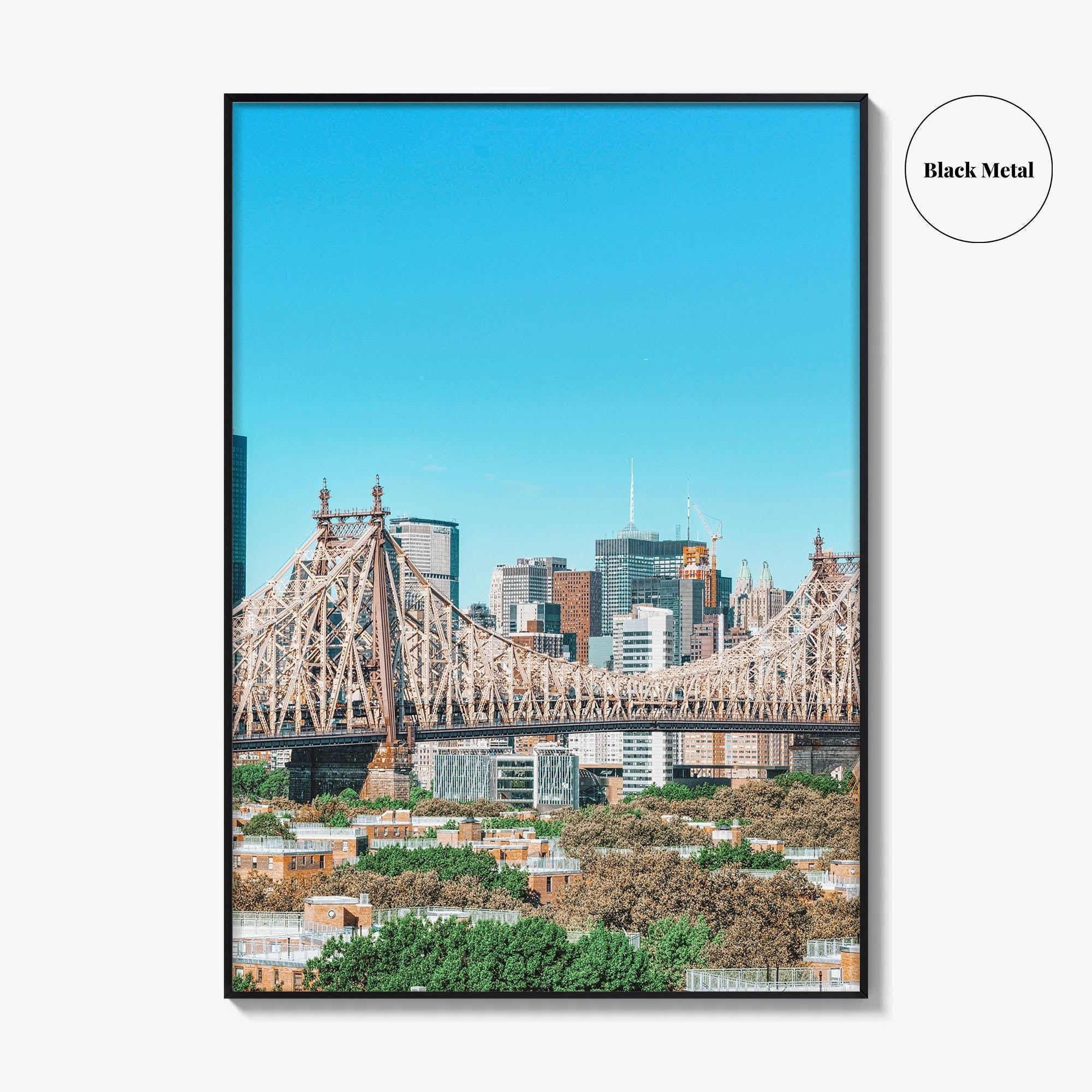 Queens New York Fine Art Photo Print, Queensboro Bridge, East River, NYC, Manhattan