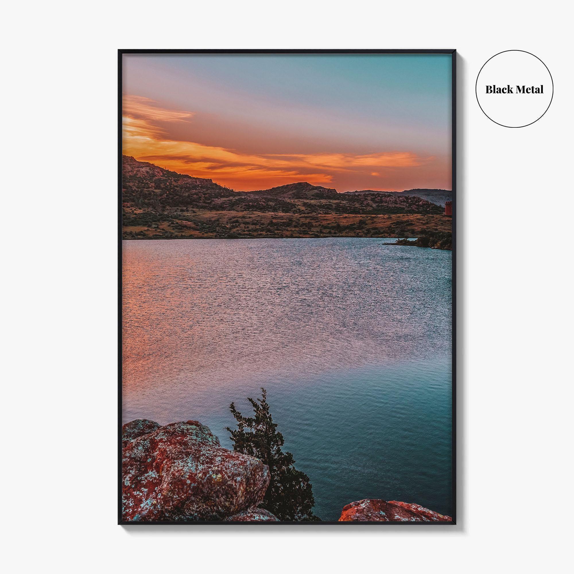 Oklahoma Fine Art Photo Print, Wichita Mountains Wildlife Refuge, Lawton, USA Landscape Poster
