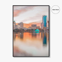 Orlando Skyline Fine Art Photo Print, Downtown, Florida, USA, Poster, Lake Eola Park