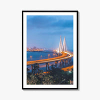 Mumbai Fine Art Photo Print, Bandra-Worli Sea Link, Bombay, India, Wall Art