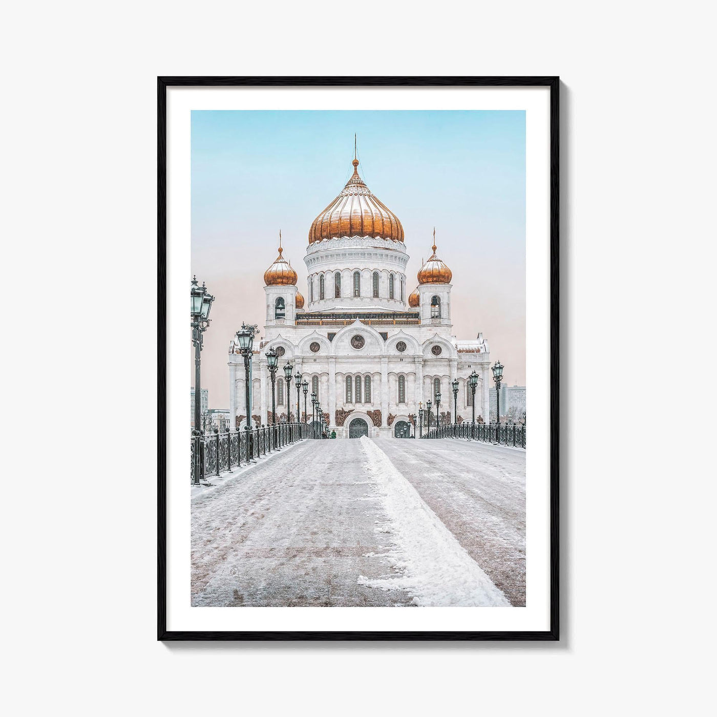 Moscow Fine Art Photo Print, Russia, Patriarchal Bridge, Christ the Savior Cathedral, Poster
