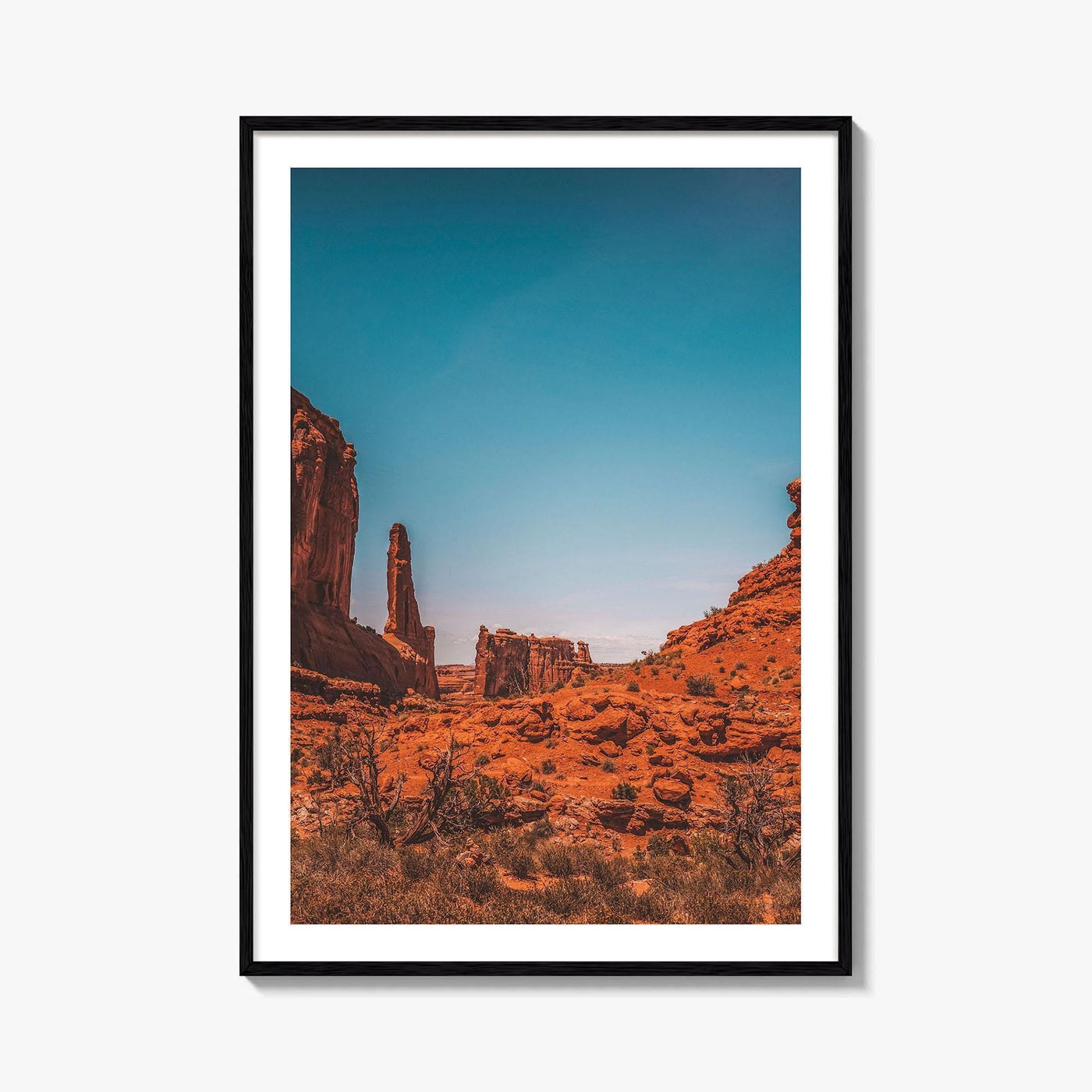 Moab Fine Art Photo Print, Utah, Arches National Park, Canyonlands, Blue Sky Desert Poster