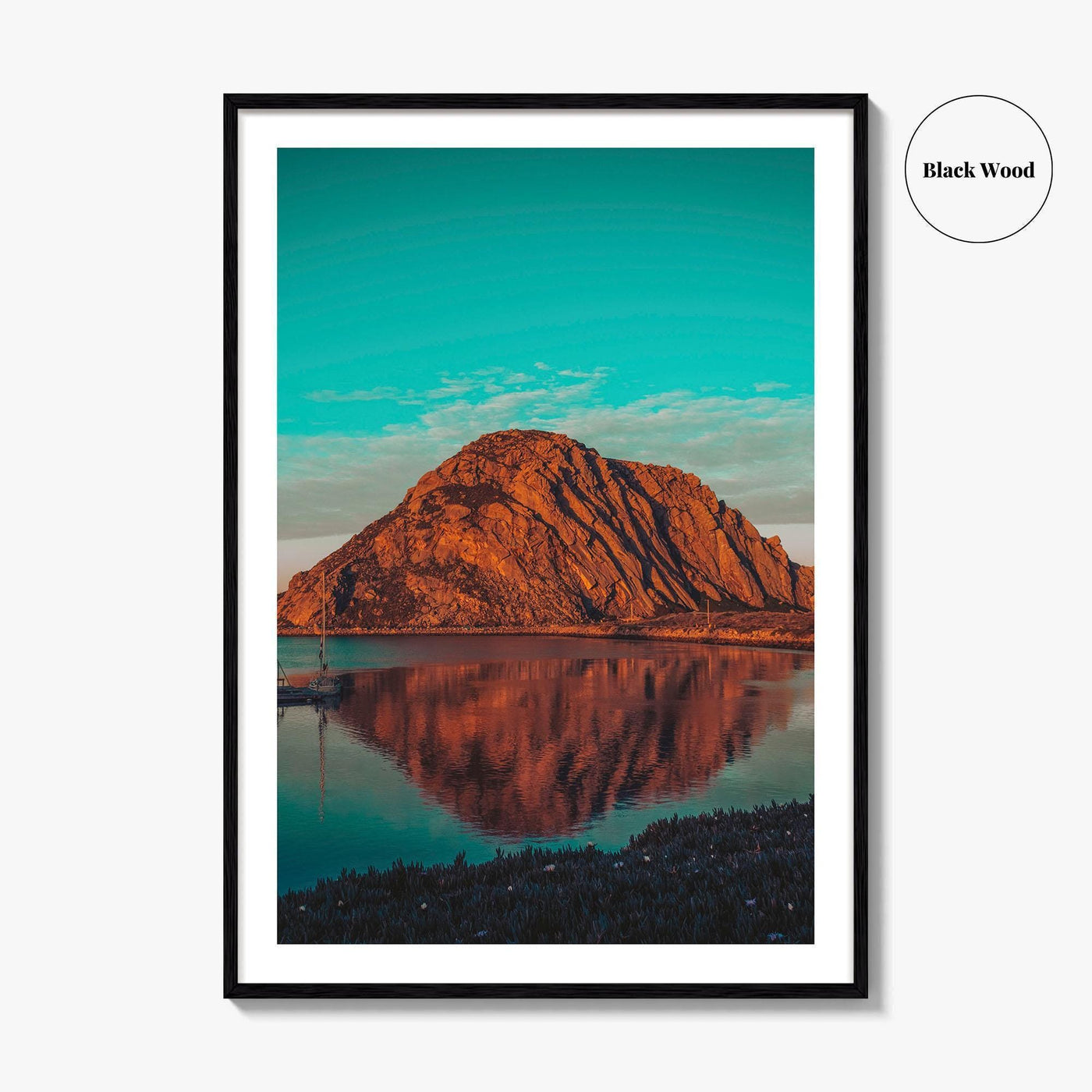 Morro Bay Fine Art Photo Print, Morro Rock, Central California Poster, USA