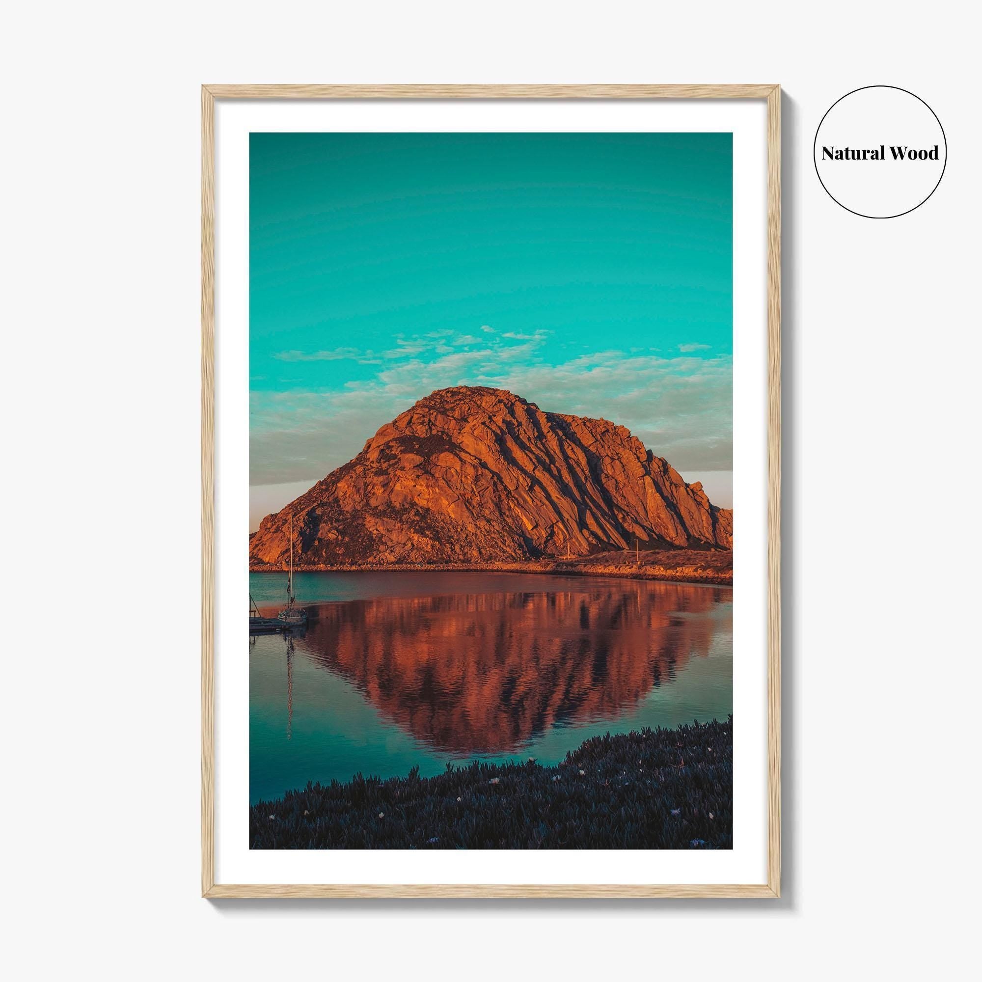 Morro Bay Fine Art Photo Print, Morro Rock, Central California Poster, USA