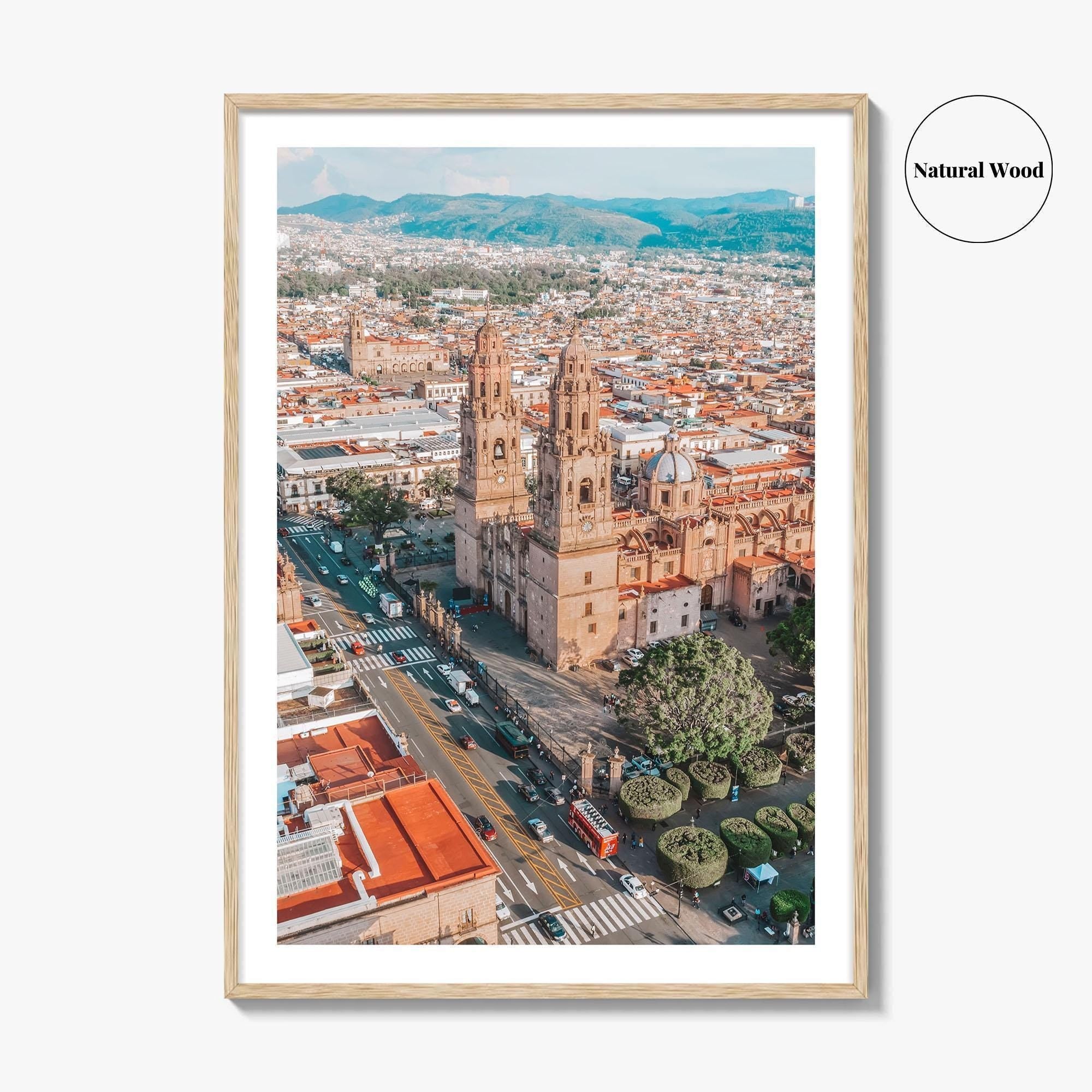 Morelia Fine Art Photo Print, Michoacan Mexico Wall Decor Poster