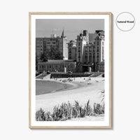 Montevideo Black and White Fine Art Photo Print, Uruguay, Mercosur Parliament, Wall Poster