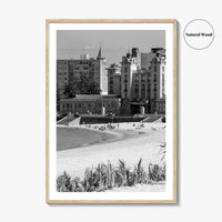 Montevideo Black and White Fine Art Photo Print, Uruguay, Mercosur Parliament, Wall Poster