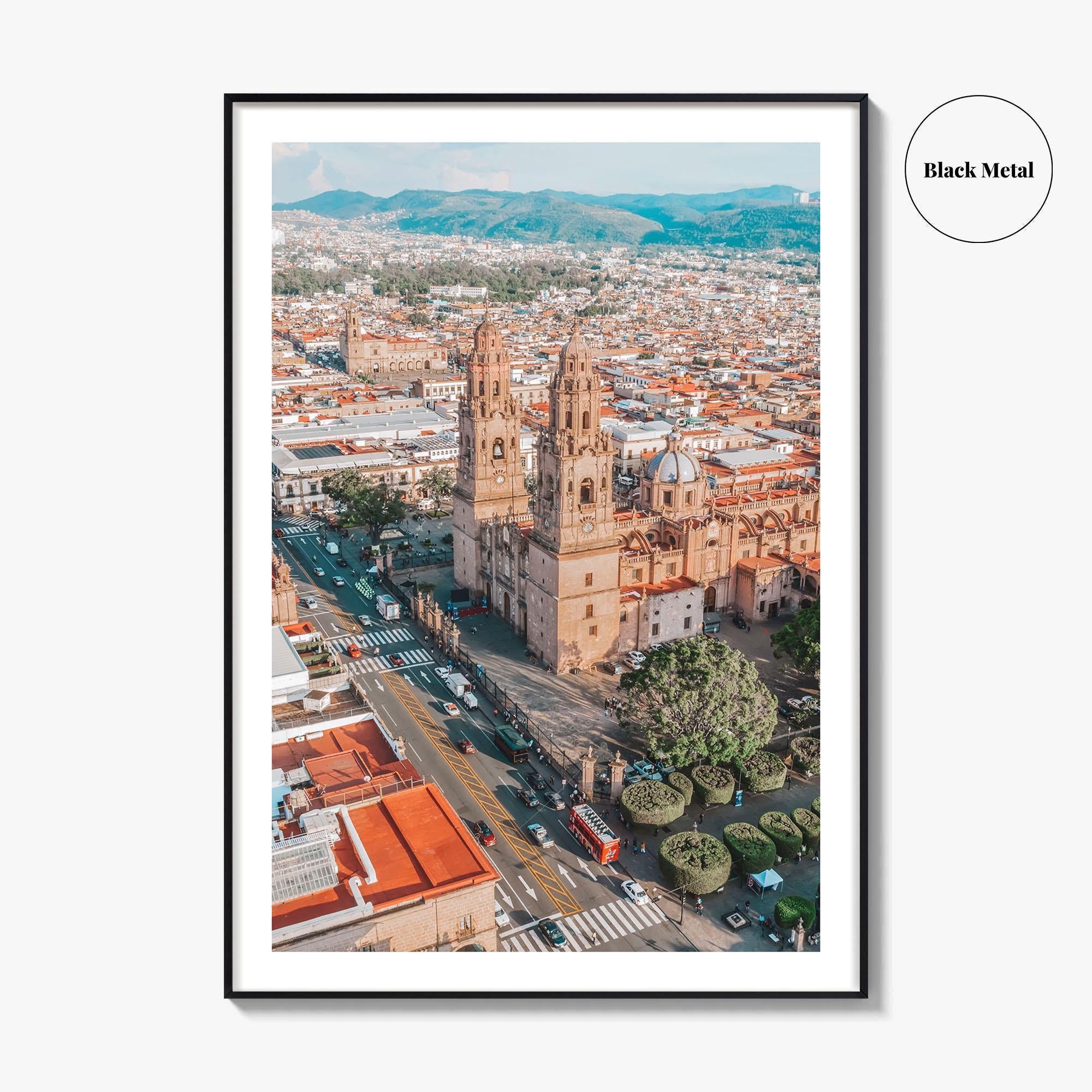 Morelia Fine Art Photo Print, Michoacan Mexico Wall Decor Poster