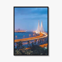 Mumbai Fine Art Photo Print, Bandra-Worli Sea Link, Bombay, India, Wall Art