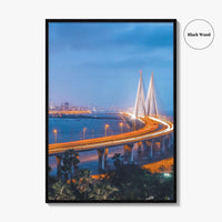 Mumbai Fine Art Photo Print, Bandra-Worli Sea Link, Bombay, India, Wall Art