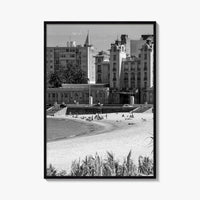 Montevideo Black and White Fine Art Photo Print, Uruguay, Mercosur Parliament, Wall Poster