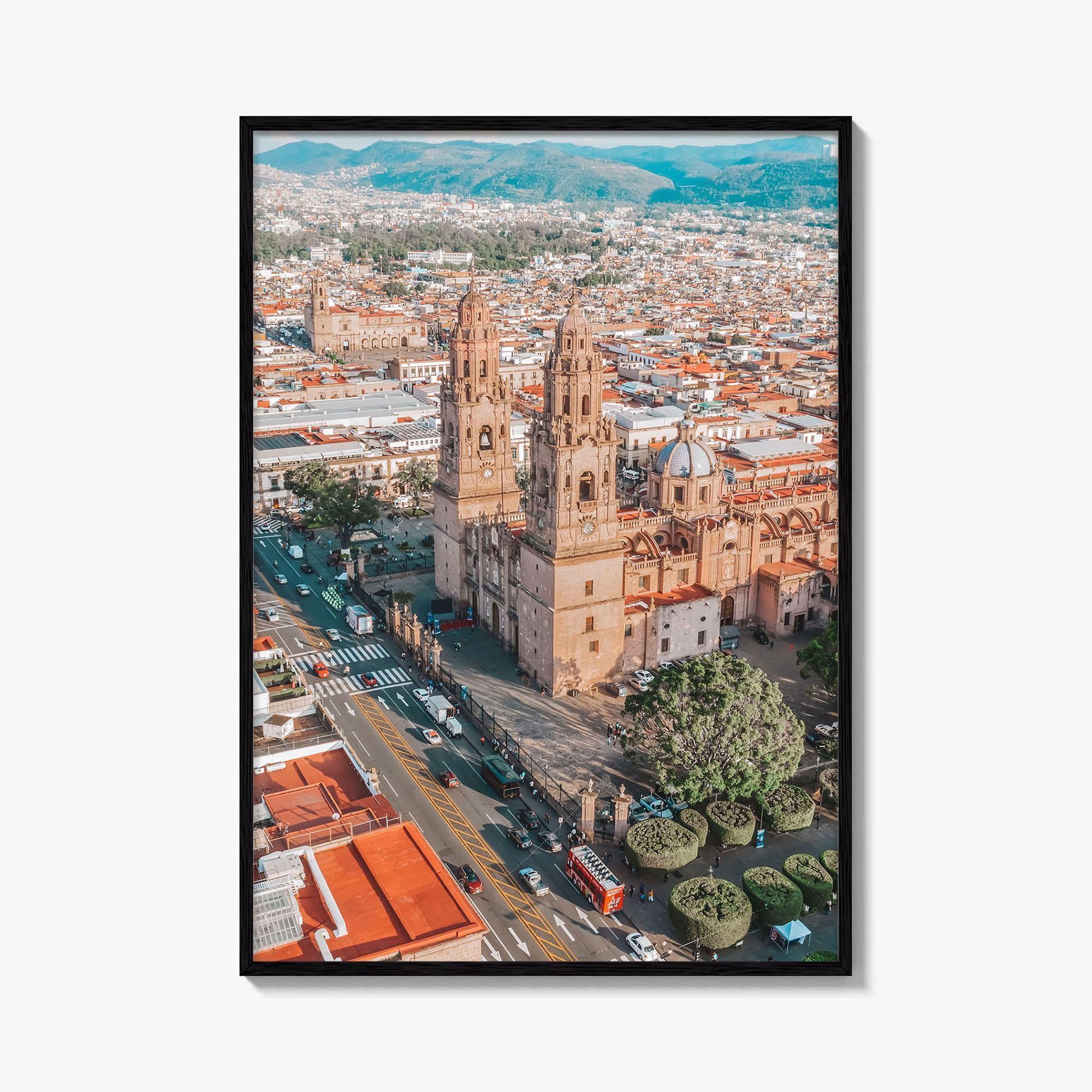 Morelia Fine Art Photo Print, Michoacan Mexico Wall Decor Poster