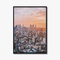 Mumbai Skyline Fine Art Photo Print, Bandra Worli Sea Link, Mahim Bay, India Poster