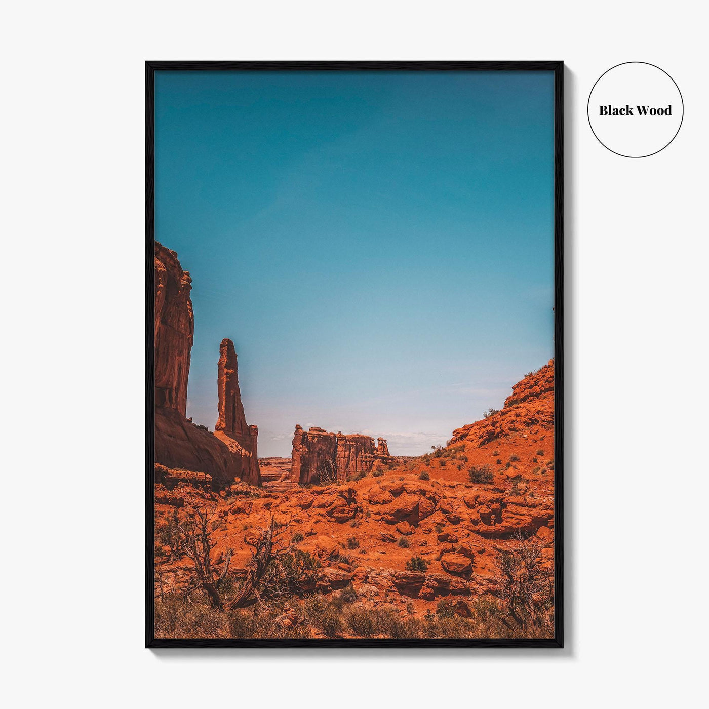 Moab Fine Art Photo Print, Utah, Arches National Park, Canyonlands, Blue Sky Desert Poster