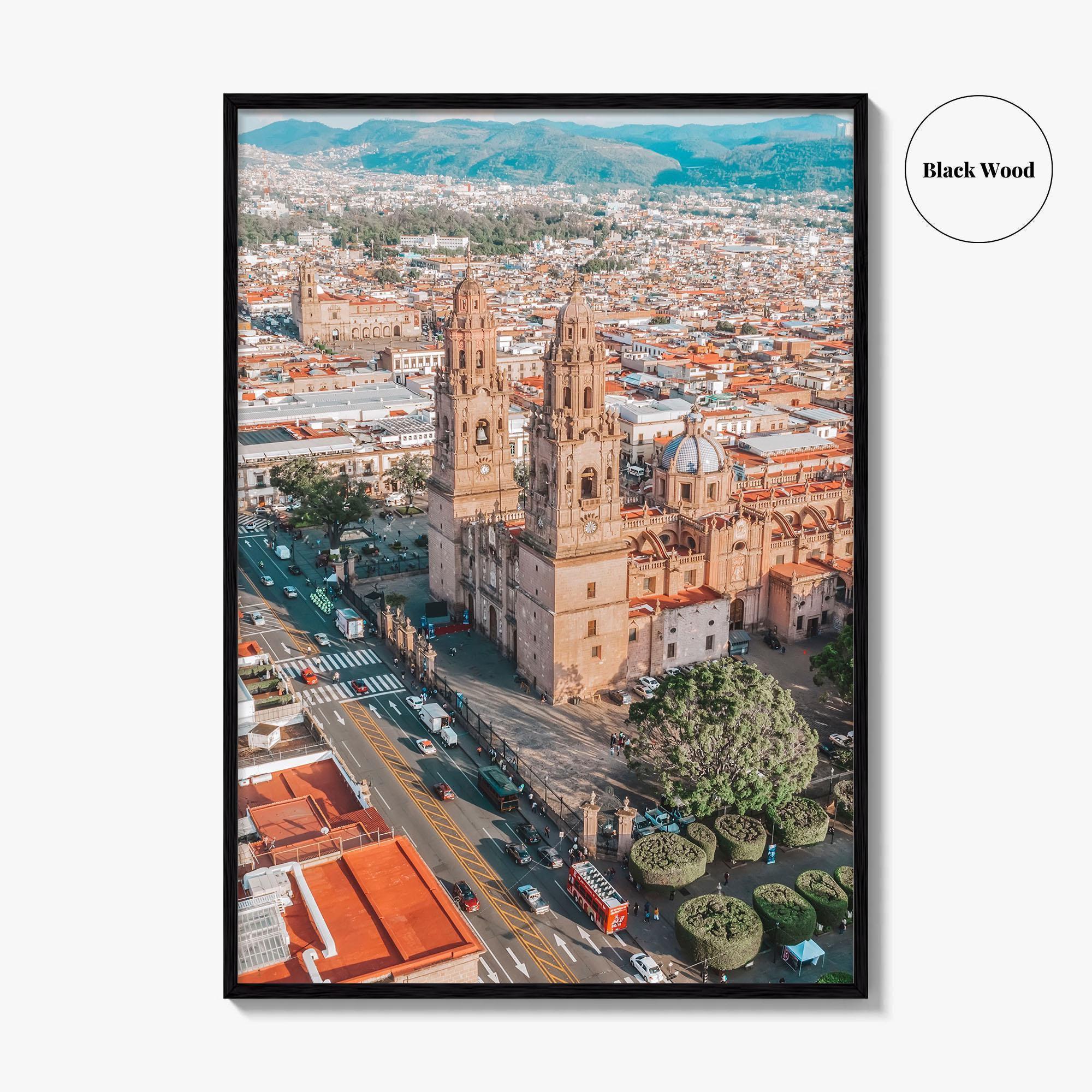 Morelia Fine Art Photo Print, Michoacan Mexico Wall Decor Poster