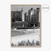 Montevideo Black and White Fine Art Photo Print, Uruguay, Mercosur Parliament, Wall Poster