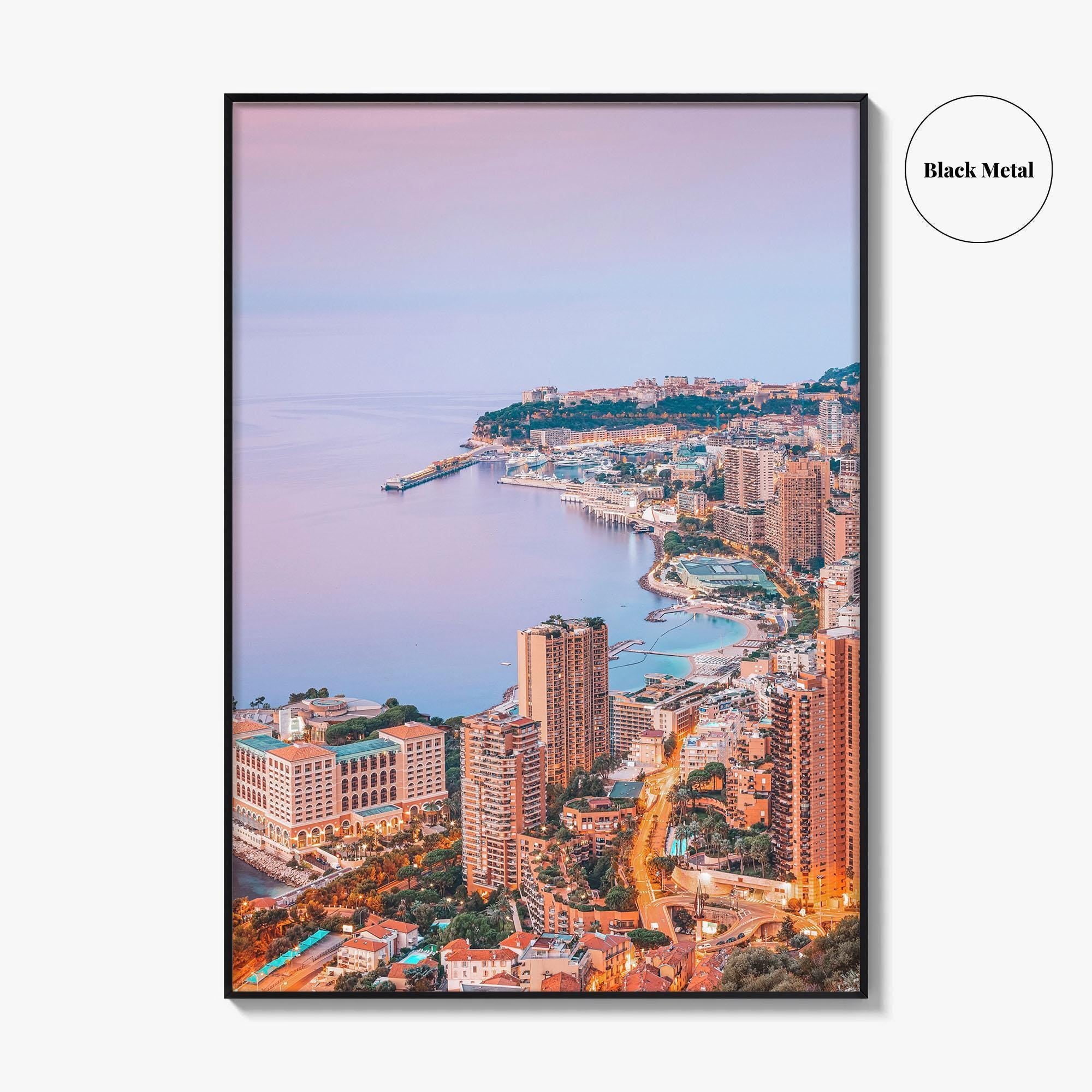 Monaco Skyline Fine Art Photo Print, Monte Carlo, Poster