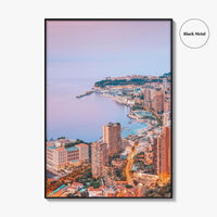 Monaco Skyline Fine Art Photo Print, Monte Carlo, Poster