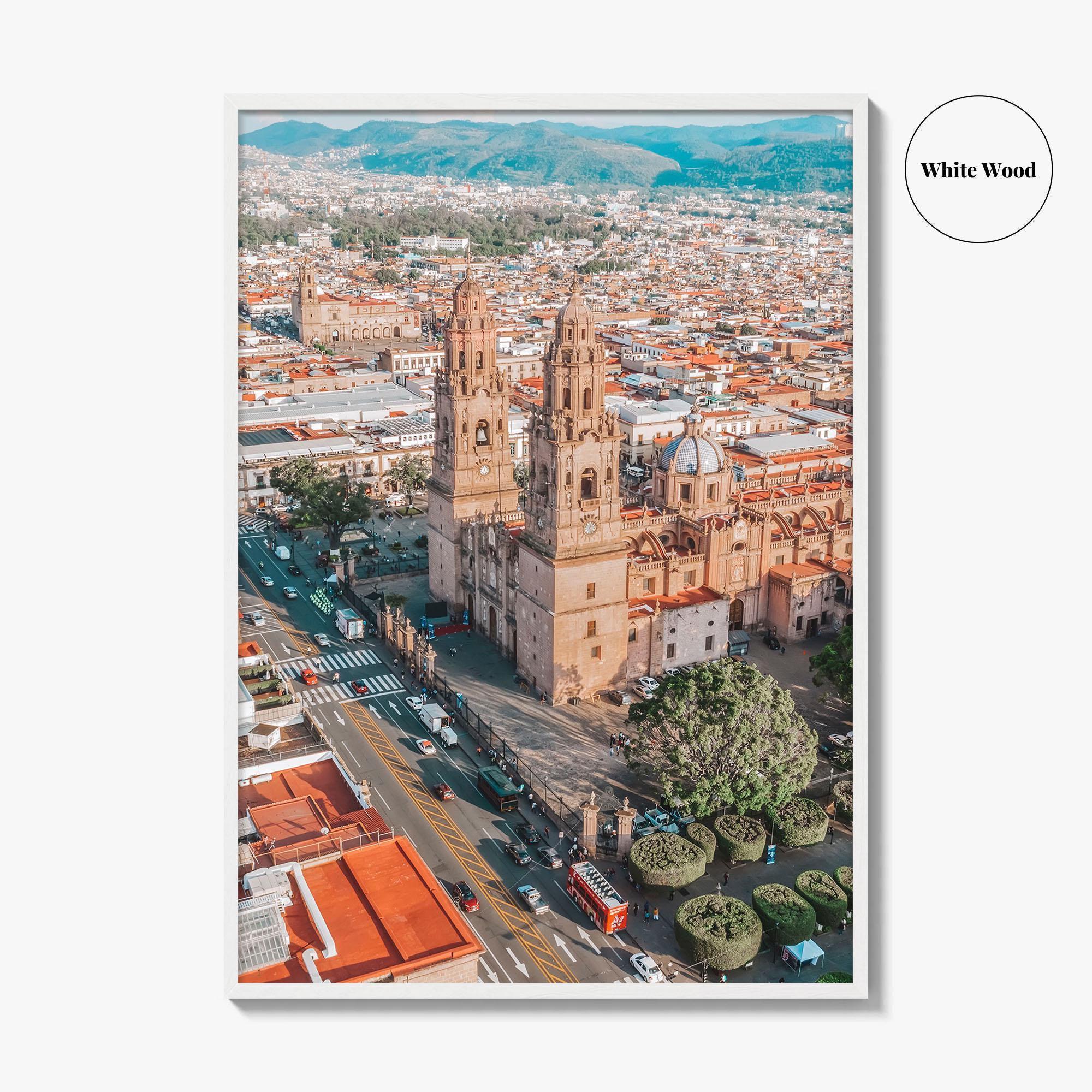 Morelia Fine Art Photo Print, Michoacan Mexico Wall Decor Poster