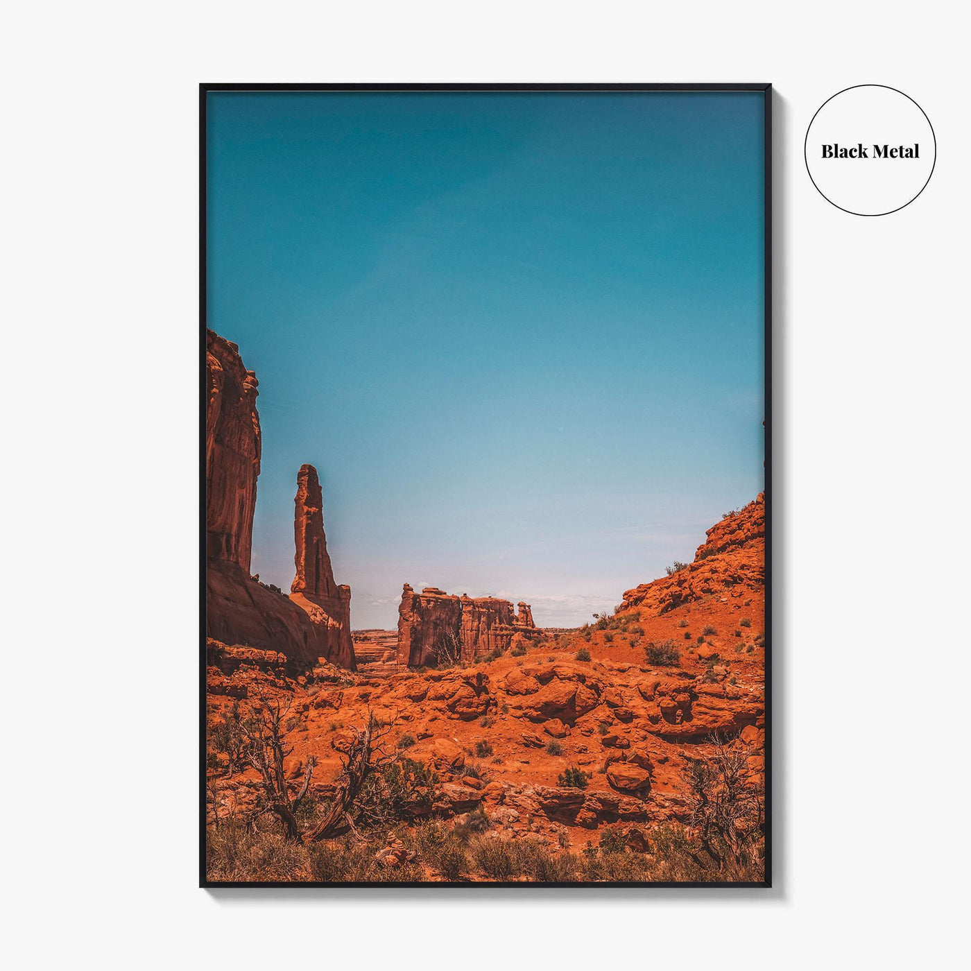 Moab Fine Art Photo Print, Utah, Arches National Park, Canyonlands, Blue Sky Desert Poster
