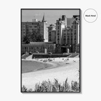 Montevideo Black and White Fine Art Photo Print, Uruguay, Mercosur Parliament, Wall Poster